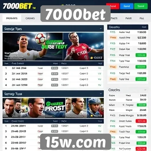 Comparativo de odds em diferentes categorias no 7000bet